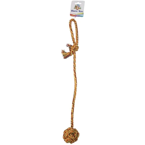 Игрушка для собак Croci Узловой мяч с канатной ручкой 56 см (C6098322)