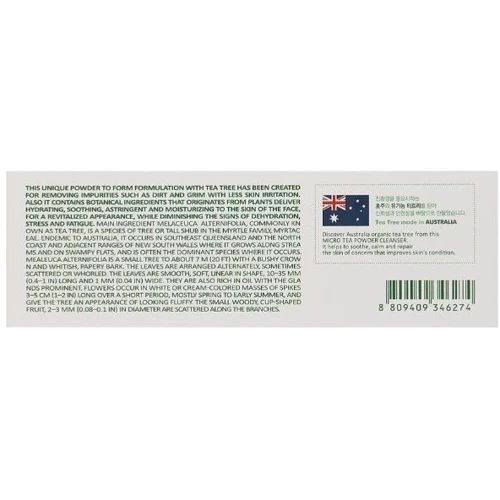 Medi-Peel Micro Tea Powder Cleanser Глубоко очищающая энзимная пудра с чайным деревом 70g: Назначение Пилинг, Антивозрастное, Очищение