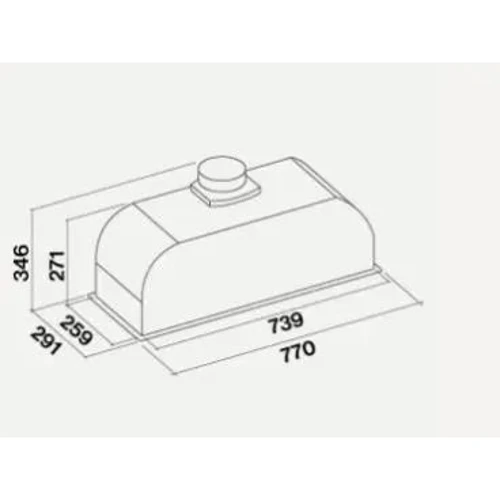 Витяжка Falmec BUILT IN MAX EVO 70 INOX (CBIN70.E10#ZZZ3460F): Тип фільтра повітря Рециркуляция, Отвод