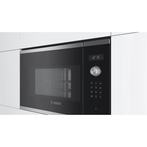 Встраиваемая микроволновая печь Bosch BFL553MSO: Цвет черный