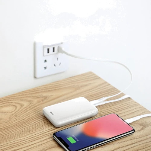 Внешний аккумулятор Baseus Power Bank 10000mAh Mini Display White (PPALL-XF02): Емкость батареи, мАч 10000