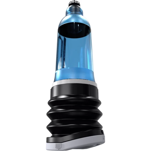 Гидропомпа для увеличения члена Bathmate - Hydromax X30 Wide Boy, 22x6 см, голубой