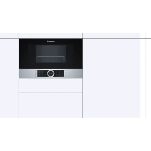 Встраиваемая микроволновая печь Bosch BER634GS1: Цвет нержавеющая сталь