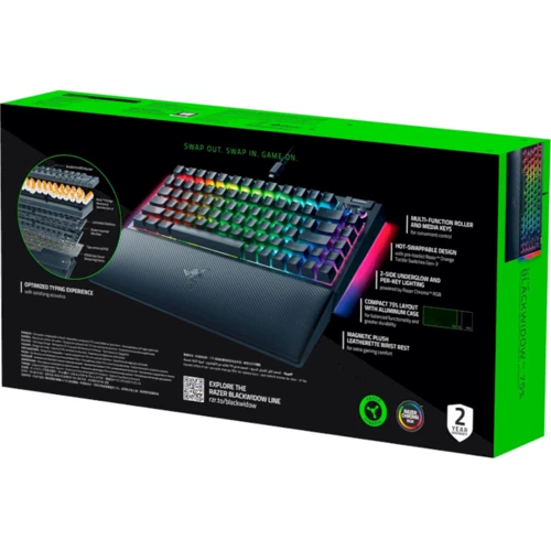 Клавиатура Razer BlackWidow V4 75% Black (RZ03-05000100-R3M1) фото 9