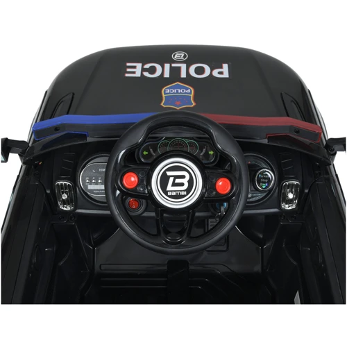 Детский электромобиль Bambi Racer Полиция, черный (M 4842EBLR-2-1): Материал корпуса пластик
