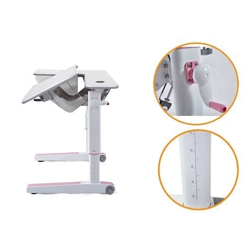 Детский стол Mealux Ergowood M Multicolor W Energy (BD-800 W/MC Energy): Глубина, см 76