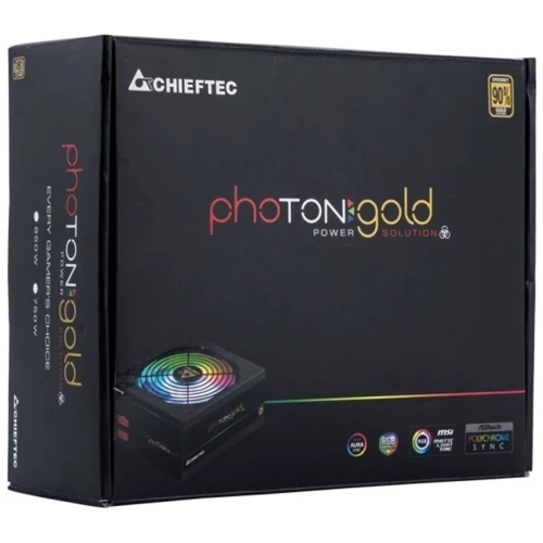 Блок питания Chieftec Photon Gold 650W (GDP-650C-RGB) фото 6