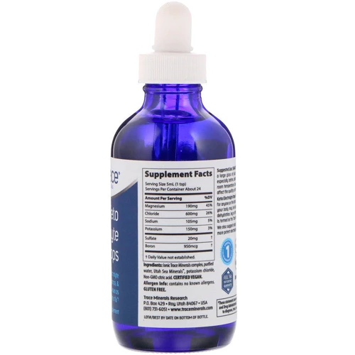 Trace Minerals Research, Keto Electrolyte Drops, 4 fl oz (118 ml) (TMR-00449): Форма выпуска Жидкость