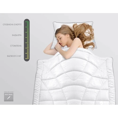 Одеяло Sonex Antistress Карбон 200х220 см+ подушка 50х70 см (2 шт.) (SO102195): Материал чехла микрофибра