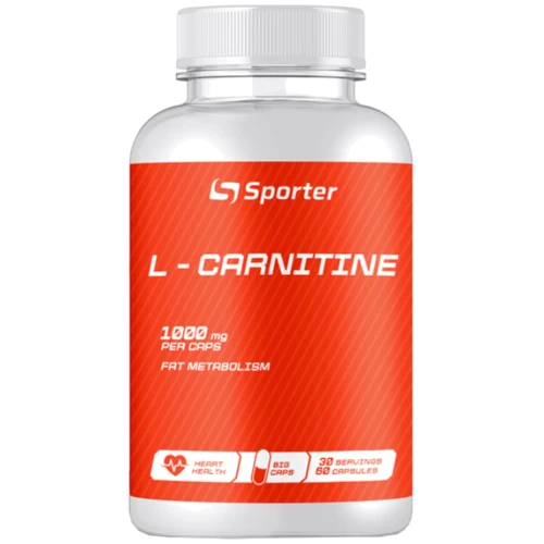 Жиросжигатель Sporter L- Carnitine 1000mg 60 caps / 30 servings