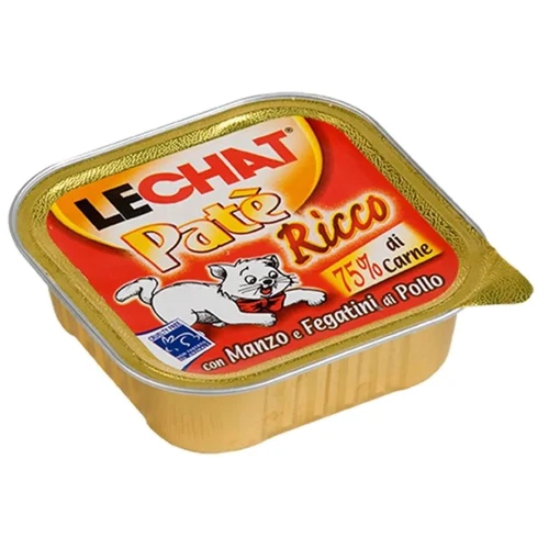 Влажный корм Monge LC Cat Wet Adult для кошек паштет с говядиной и курицей 100 г (70008211)
