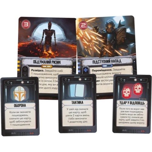 Настільна гра Geekach Games Зіркові війни: Мандалорець - Пригоди (Star Wars: The Mandalorian Adventures) (GKCH211ml) фото 5