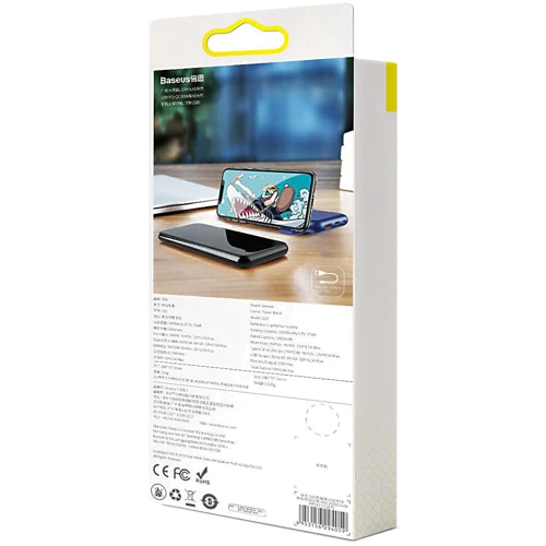 Внешний аккумулятор Baseus Power Bank 10000mAh Wireless Charger S10 Bracket PD 18W Blue (PPS10-03): Выходное напряжение, В 5