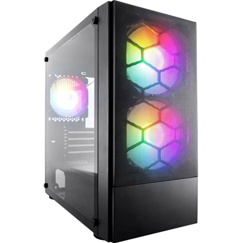 Корпус 1STPLAYER X4-M-2F1P-1F1-BK
