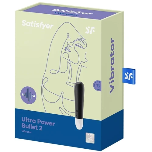 Вибропуля перезаряжаемая Satisfyer Ultra Power Bullet 2 Black