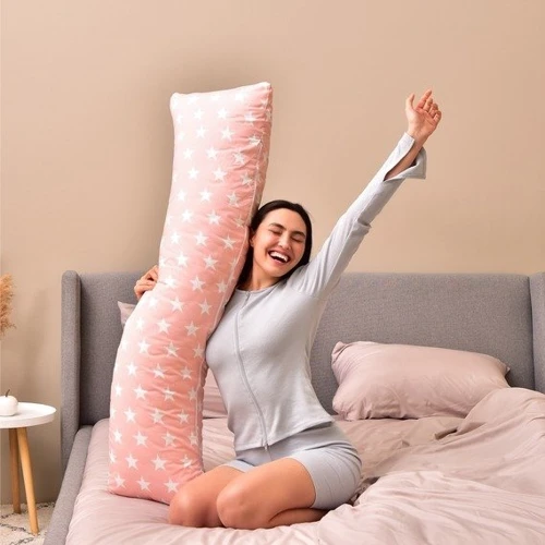 Наволочка IDEIA S-Form бязь пудра 40х130 см (4820227284504)