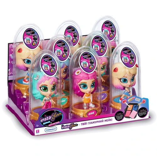 Игровой набор с куклой и косметикой 2 в 1 Instaglam S1 – Луна: Высота, см 10