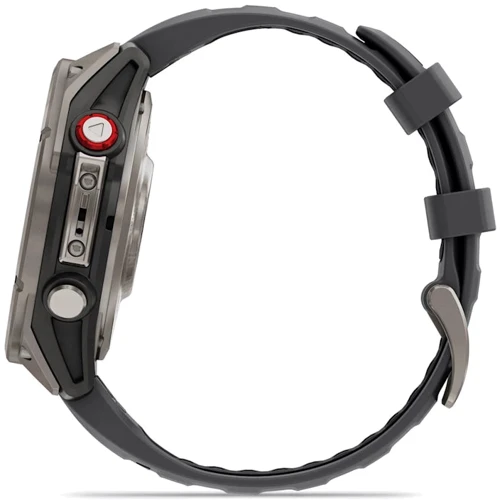 Смарт-часы Garmin Fenix 8 Pro AMOLED 47mm Sapphire Titanium with Graphite/Black Silicone Band (010-03198-11)