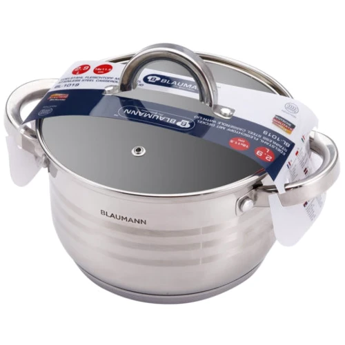 Кастрюля Blaumann BL 1018 1.8л (16x10.5см): Диаметр, см 16