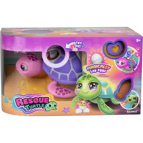 Интерактивная игрушка Silverlit Rescue Turtle Спаси Черепаху розовая (88634) фото 8