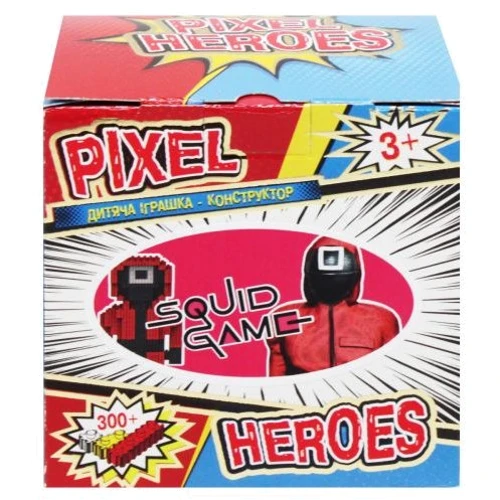 Конструктор VitaToys Pixel Heroes Squid Game Солдат, 395 деталей (VTK 009)