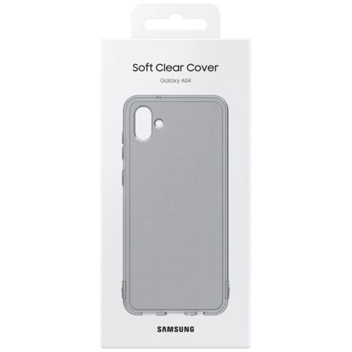 Чехол для телефонов Samsung Soft Clear Cover Black (EF-QA045TBEGRU) for Samsung A045 Galaxy A04: Цвет черный