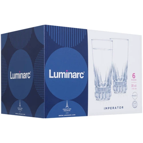 LUMINARC IMPERATOR /НАБОР/ 6X310 мл высок.: Объем стакана мл 310
