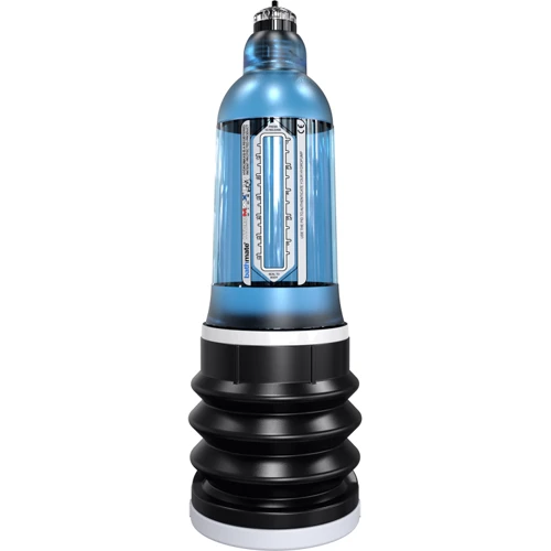 Гидропомпа для увеличения члена Bathmate - Hydromax X30 Wide Boy, 22x6 см, голубой