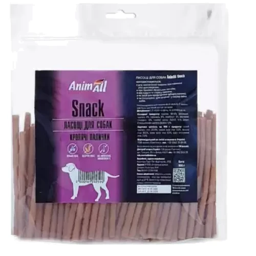 Лакомство AnimAll Snack кроличьи палочки для собак 500 г (02590)