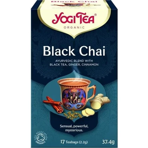 Чай Yogi Tea чорний з імбиром та корицею органічний 37.4 г (4012824400658)