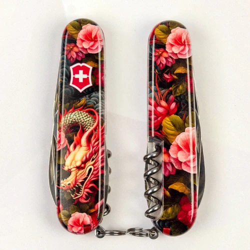 Мультитул Victorinox SPARTAN ZODIAC Китайский зеленый дракон 1.3603.Z3300p (Vx13603_Z3300p) фото 13