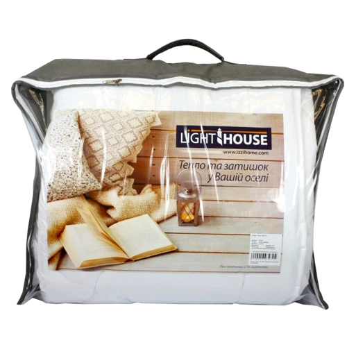 Одеяло LightHouse Royal 155x215 см белое (32324): Материал чехла тик