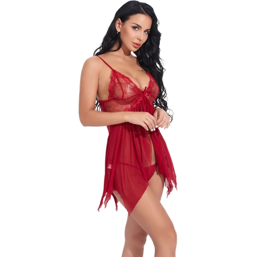 Пеньюар NDS 3372-2 One Size Burgundy (23616)
