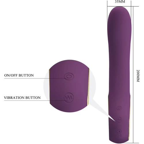 Смарт вибратор LYBAILE Pretty Love Ethan Purple (BI-014412HP)