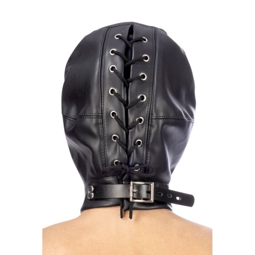 Шлем БДСМ Fetish Tentation Open mouth and eyes BDSM hood