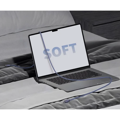 Кабель Umetravel Cable USB-C to USB-C Siliсone С6С 1m Blue
