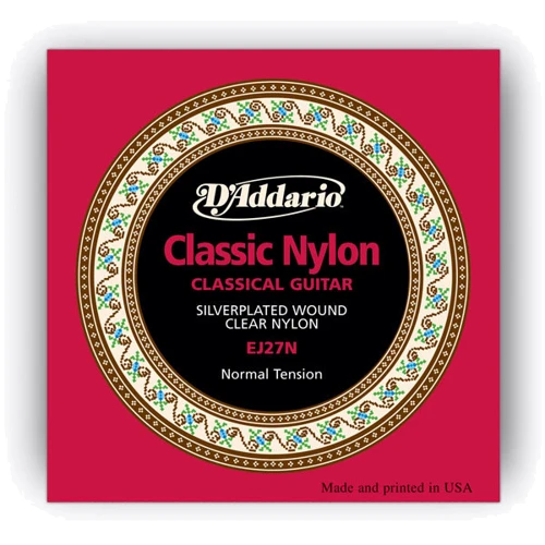 Струна для гитар Струны D`ADDARIO EJ27N STUDENT CLASSICS NORMAL TENSION