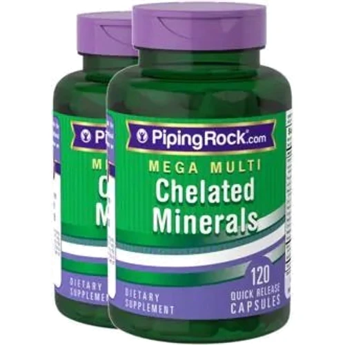 Piping Rock Mega Multi Chelated Minerals 120 caps Комплексообразующие мультімінерали, мега-дозування