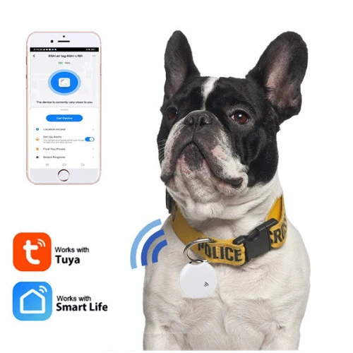 Трекер брелок для отслеживания собак и кошек Smart Tracker E-V2201 Белый (2178): Назначение Для всех пород