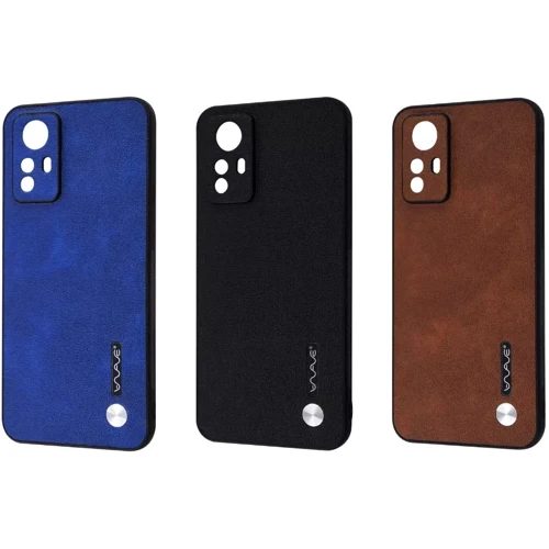 Чохол для телефона WAVE Leather Case Black для Xiaomi Redmi Note 12S: Матеріал поликарбонат / силикон