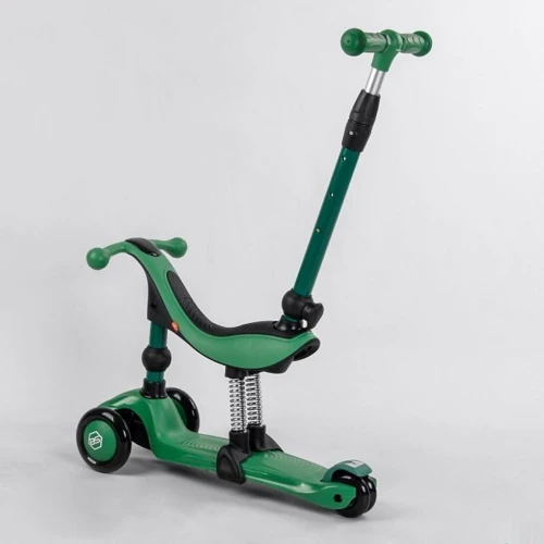 Самокат-беговел Best Scooter 3 в 1 зеленый (BS-78812): Тип колес литые