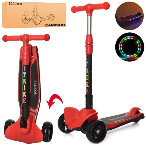 Самокат iTrike Maxi (JR 3-060-28-R red): Кількість коліс 3