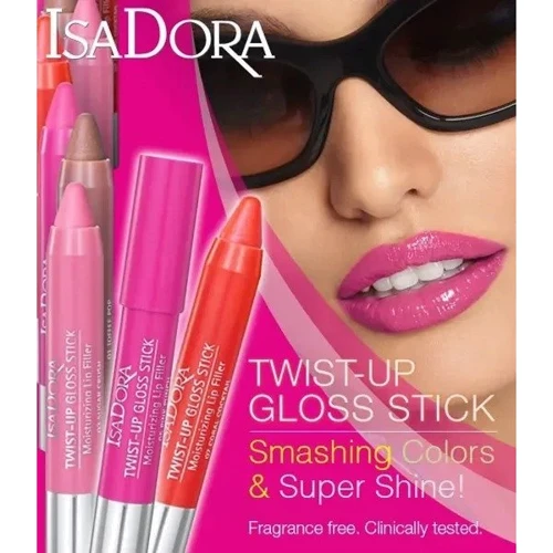 IsaDora Twist-up Gloss Stick 42 tropical fuchsia Блиск-олівець для губ 2.7 g: Клас косметики Мидл-маркет