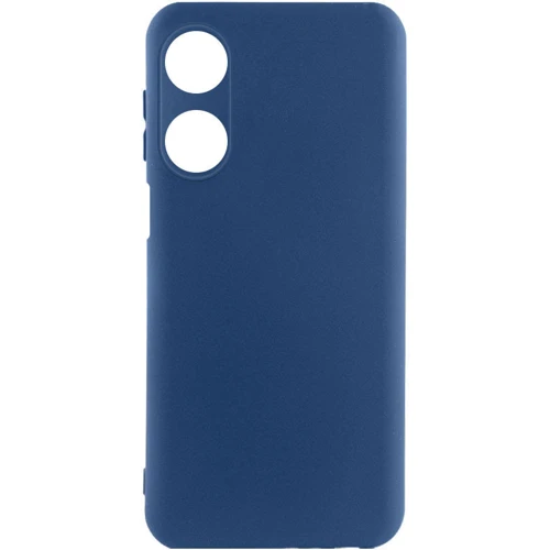 Чехол для телефонов Lakshmi Case Silicone Cover Full Camera Navy Blue for Oppo A38 / A18