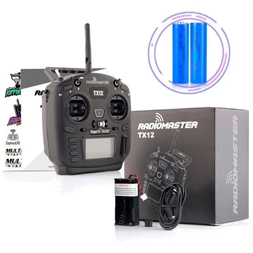 Пульт RadioMaster TX12 MKII ELRS M2 c аккумуляторамы 18650 (2 x 3200мАч)