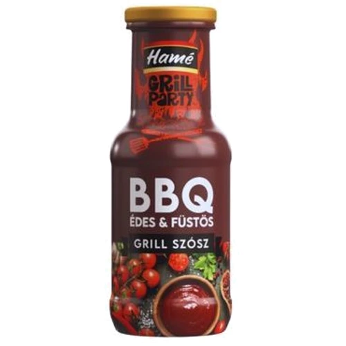 Соус Hame Grill Party BBQ для стейков сладкий 230 мл (8593837270637)