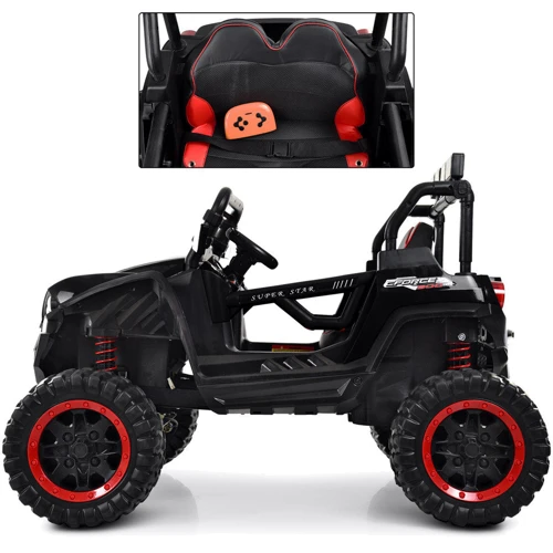 Детский электромобиль Джип Bambi Racer, черный (M 3804EBLR-2-3): Вес, кг 27