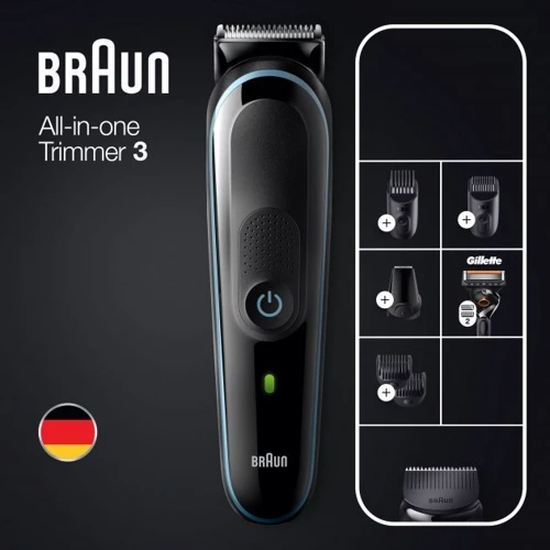Машинка для стрижки (триммер) Braun MGK3342: Время зарядки аккумулятора, ч 8