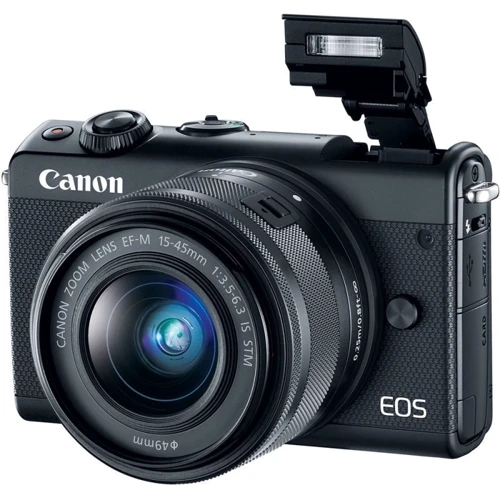 Canon EOS M100 kit (15-45mm) IS STM Black Официальная гарантия: Интерфейс подключения micro USB