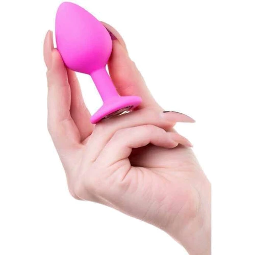 Анальная пробка с кристаллом ToDo by Toyfa Anal Plug Brilliant
